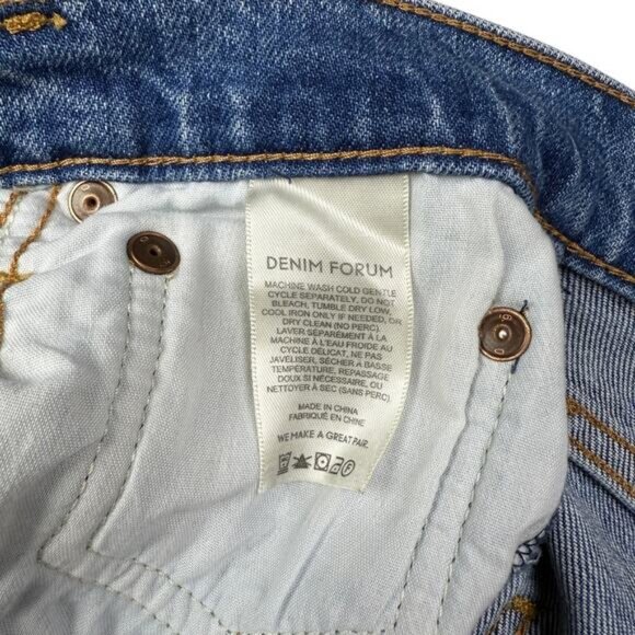 Aritzia Denim Forum Yoko High Rise Slim 28L Jean Women's Size 27 Button Fly - Picture 10 of 11